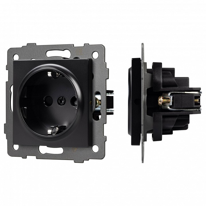 Розетка с заземлением, Без рамки arlight sct 049815