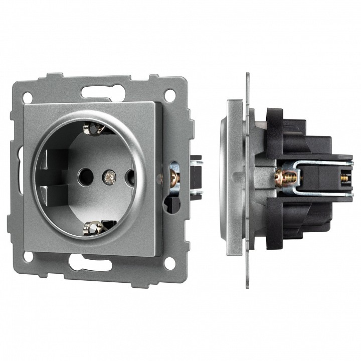 Розетка с заземлением, Без рамки arlight sct 049816