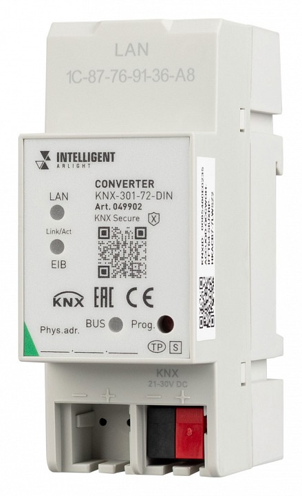 Конвертер knx-ethernet arlight intelligent 049902
