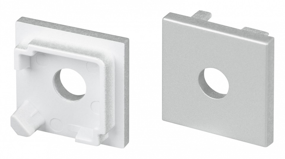 Набор заглушек для профиля с отверстием arlight sl-kant 053567
