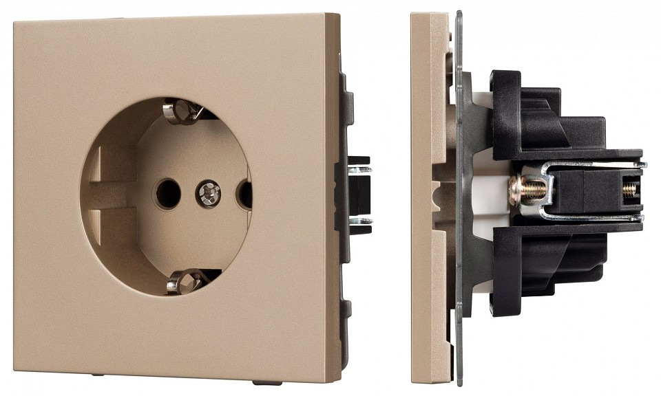 Розетка с заземлением, Без рамки arlight sct-tendo 054081