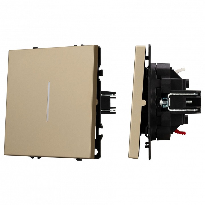 Выключатель одноклавишный без рамки arlight swt 054259