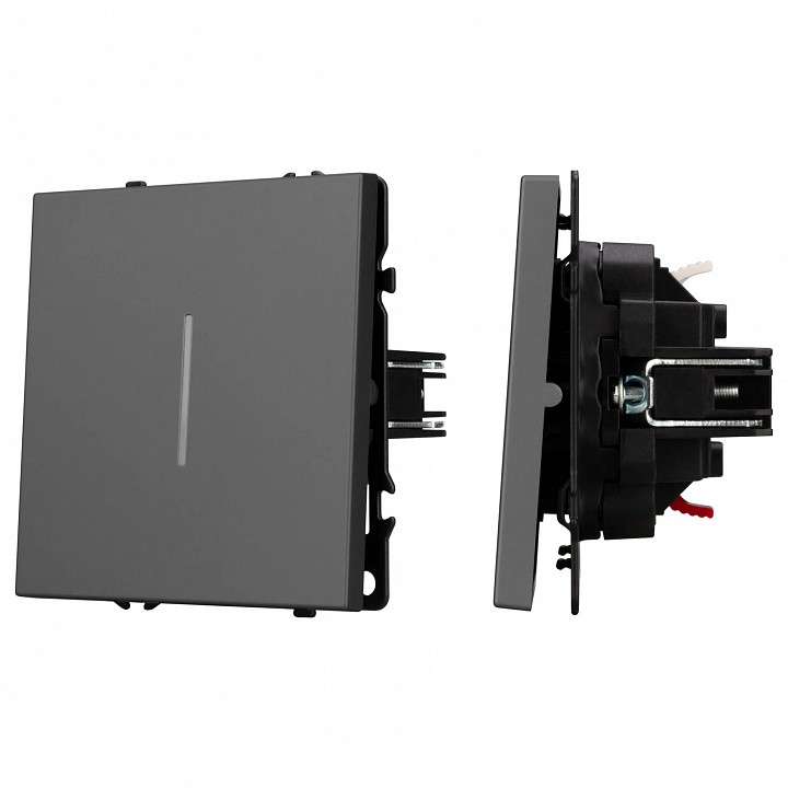 Выключатель одноклавишный без рамки arlight swt 054260