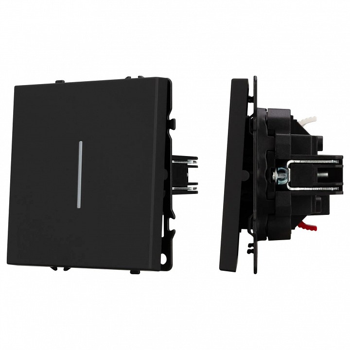 Выключатель проходной одноклавишный без рамки arlight swt 054261