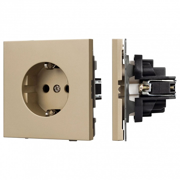 Розетка с заземлением, Без рамки arlight sct 054278