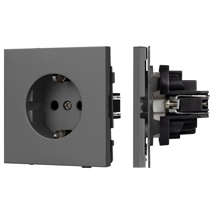 Розетка с заземлением, Без рамки arlight sct 054279