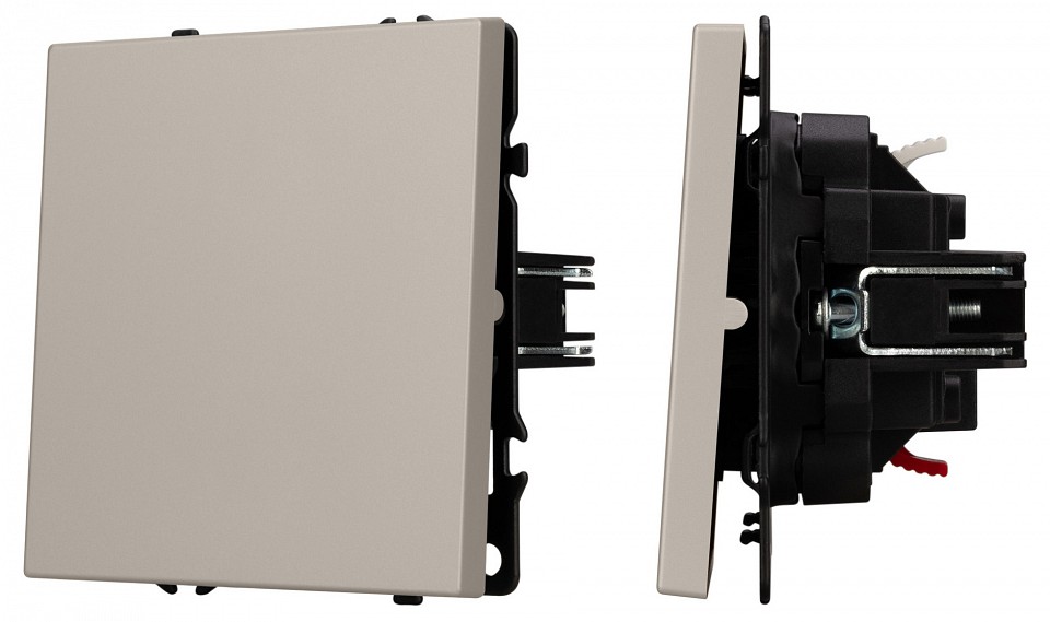 Выключатель проходной одноклавишный без рамки arlight swt-nobe 059432