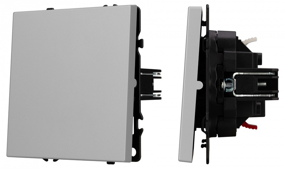 Выключатель проходной одноклавишный без рамки arlight swt-nobe 059433