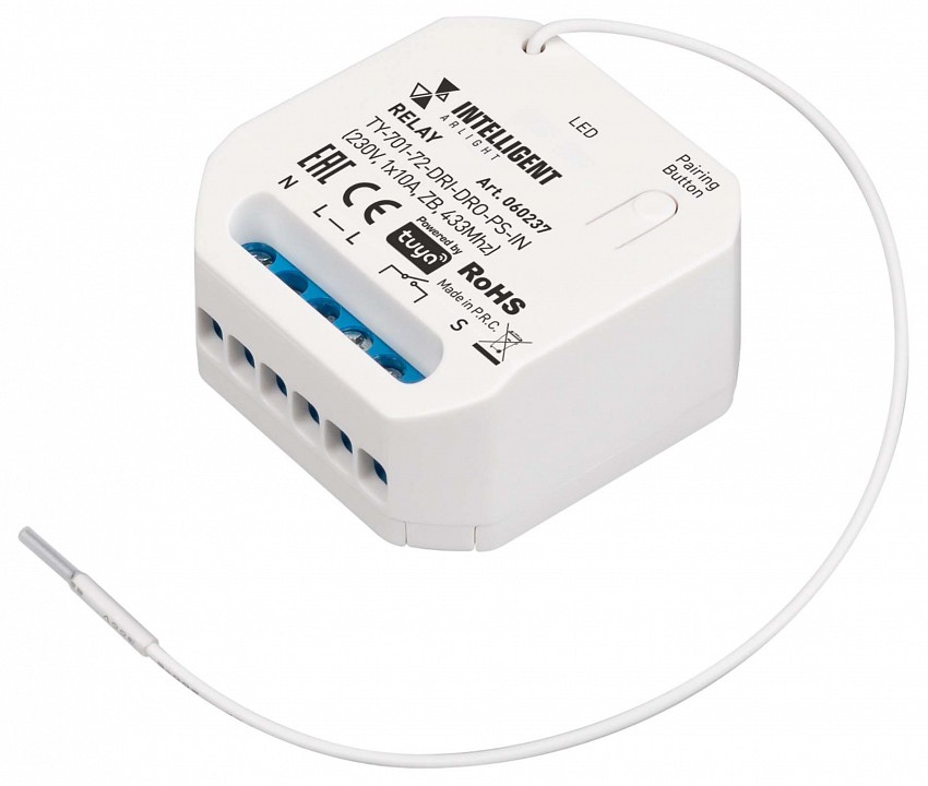 Контроллер-выключатель wi-fi для смартфонов и планшетов arlight intelligent 060237