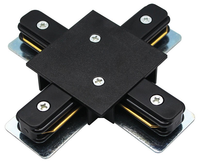 Соединитель x-образный для треков arte lamp track accessories a110106