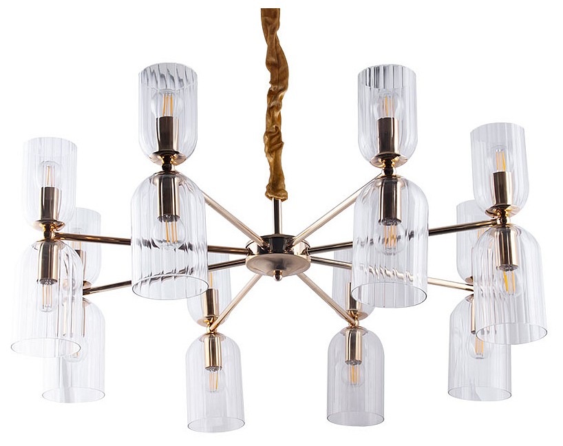 Подвесная люстра arte lamp charm a1623lm-16go