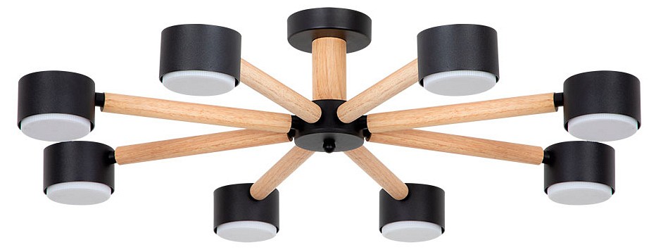 Потолочная люстра arte lamp tenda a1624pl-8bk