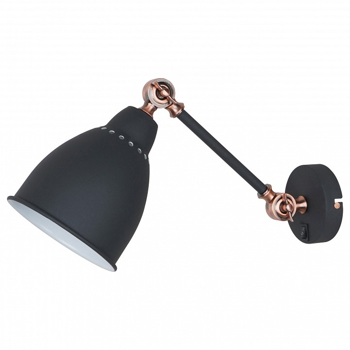 Бра arte lamp braccio a2054ap-1bk