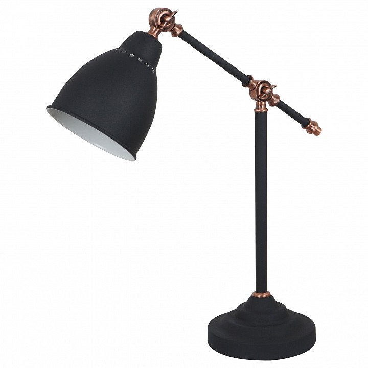 Настольная лампа офисная arte lamp braccio a2054lt-1bk