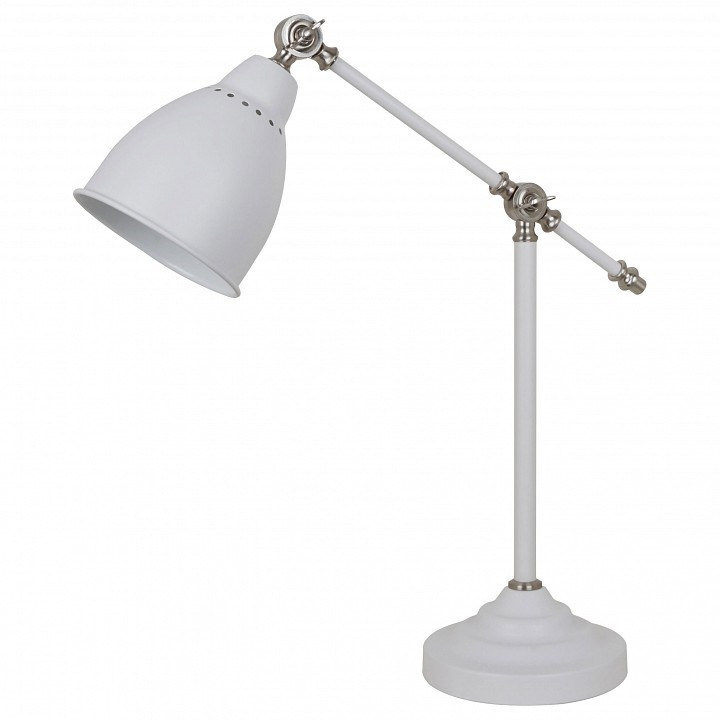 Настольная лампа офисная arte lamp braccio a2054lt-1wh