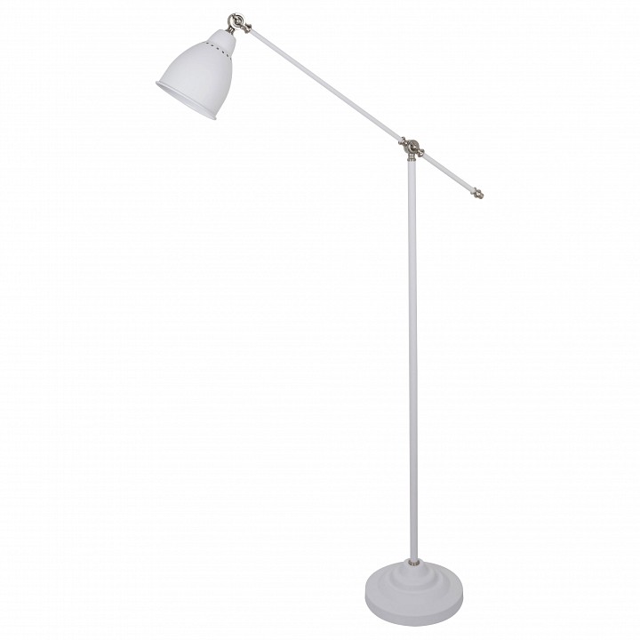 Торшер arte lamp braccio a2054pn-1wh