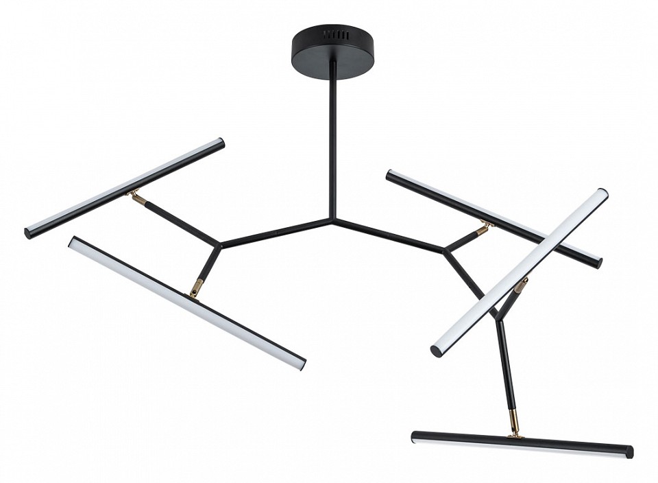 Люстра на штанге arte lamp zulu a2170pl-49bk