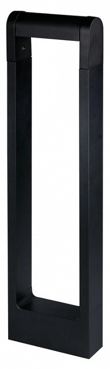 Наземный низкий светильник arte lamp trapezio a2466pa-1bk