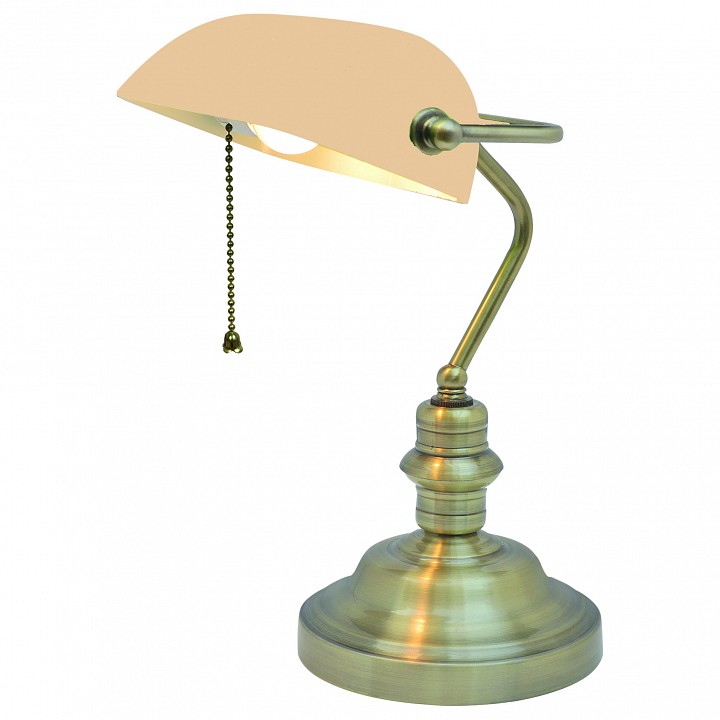 Настольная лампа офисная arte lamp banker a2493lt-1ab