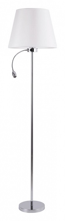 Торшер с подсветкой arte lamp elba a2581pn-2cc