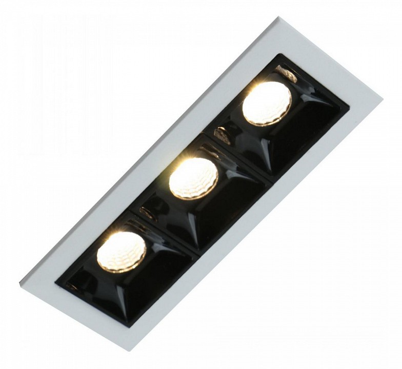 Встраиваемый светильник arte lamp grill a3153pl-3bk