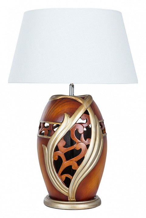 Настольная лампа декоративная arte lamp ruby a4064lt-1br