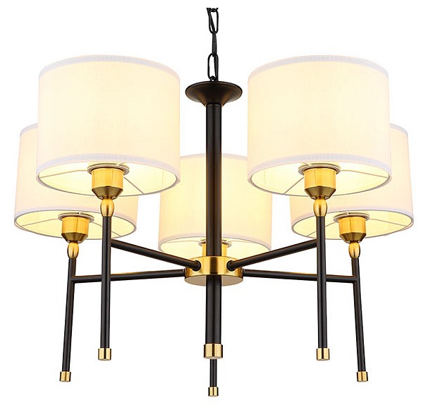 Подвесная люстра arte lamp jamie a4090lm-5bk