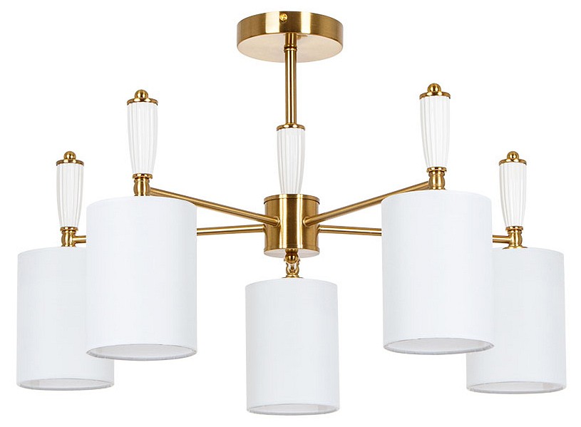 Люстра на штанге arte lamp waverley a4102pl-5pb