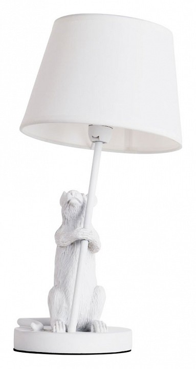 Настольная лампа декоративная arte lamp gustav a4420lt-1wh