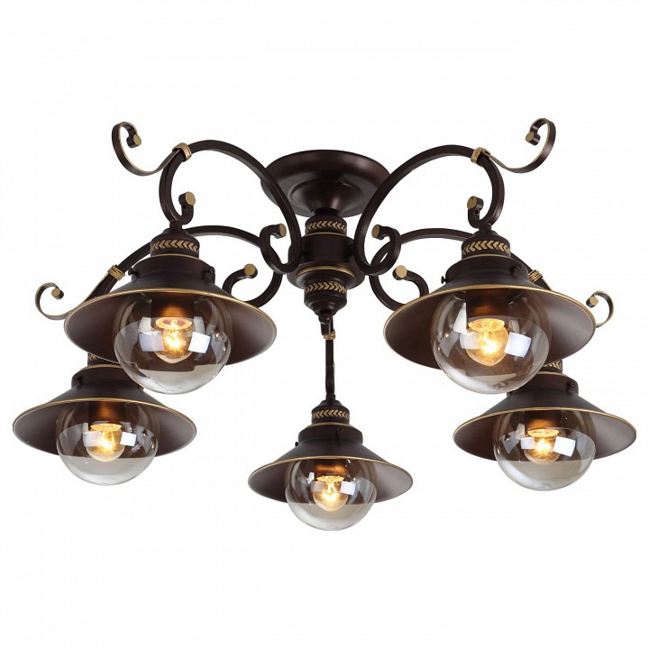 Потолочная люстра arte lamp grazioso a4577pl-5ck