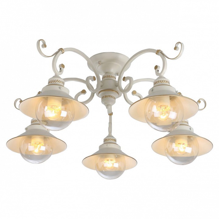 Потолочная люстра arte lamp grazioso a4577pl-5wg