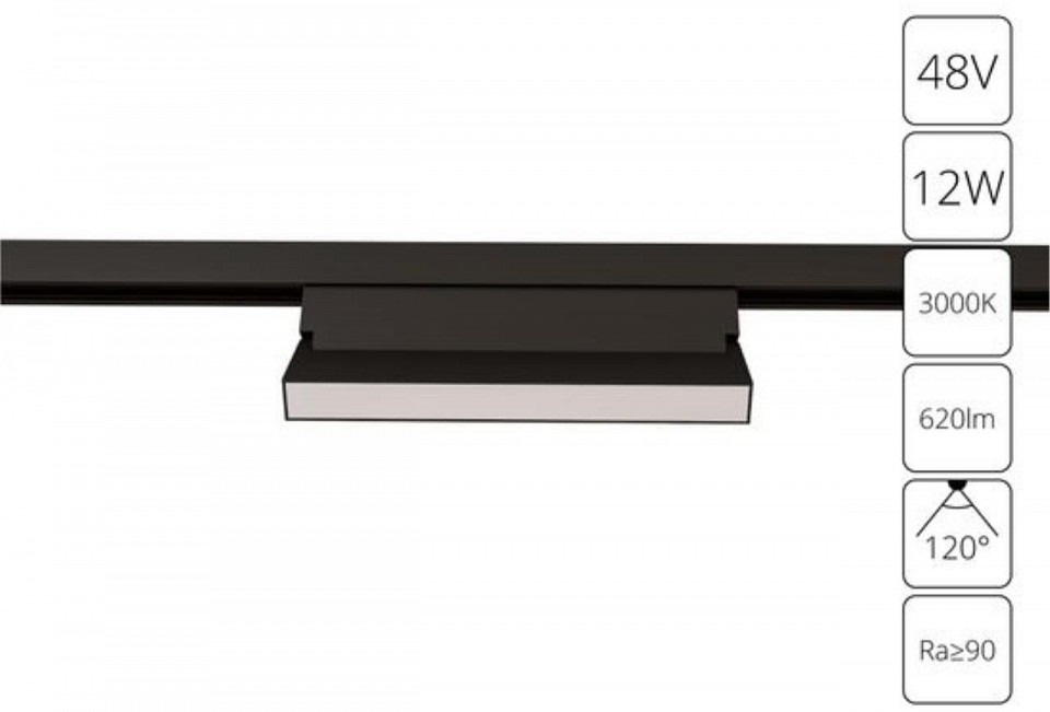 Накладной светильник arte lamp linea a4679pl-1bk