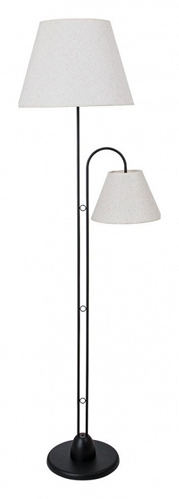 Торшер с подсветкой arte lamp alea a5068pn-2bk