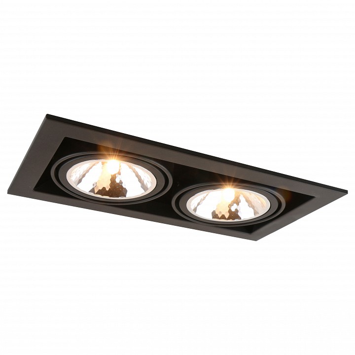 Встраиваемый светильник arte lamp cardani semplice a5949pl-2bk