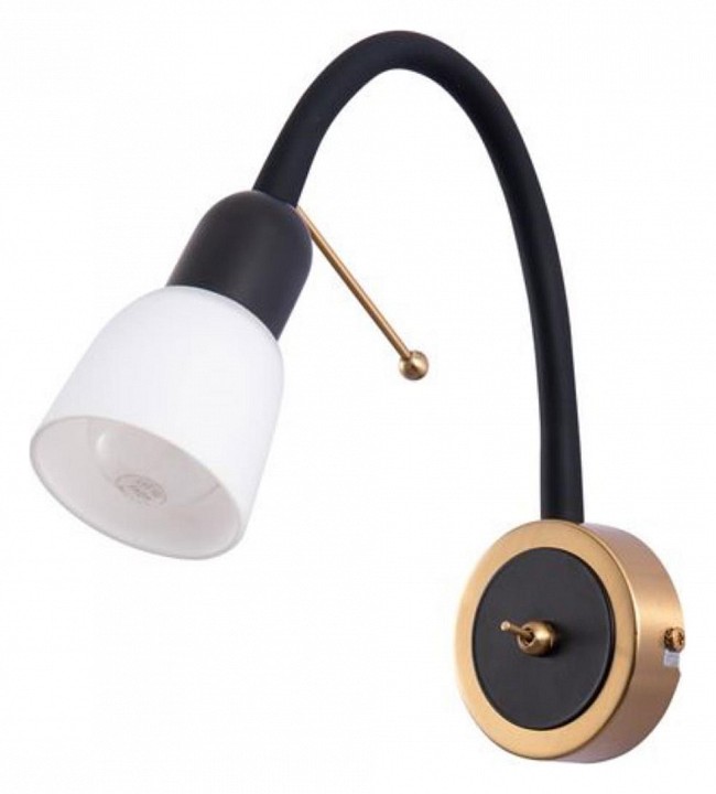 Бра arte lamp lettura a7009ap-1bk