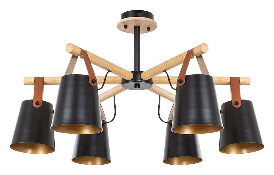 Люстра на штанге arte lamp thomas a7032pl-6bk