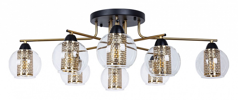 Потолочная люстра arte lamp manchester a7045pl-8bk