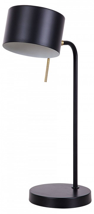 Настольная лампа офисная arte lamp sebastian a7051lt-1bk