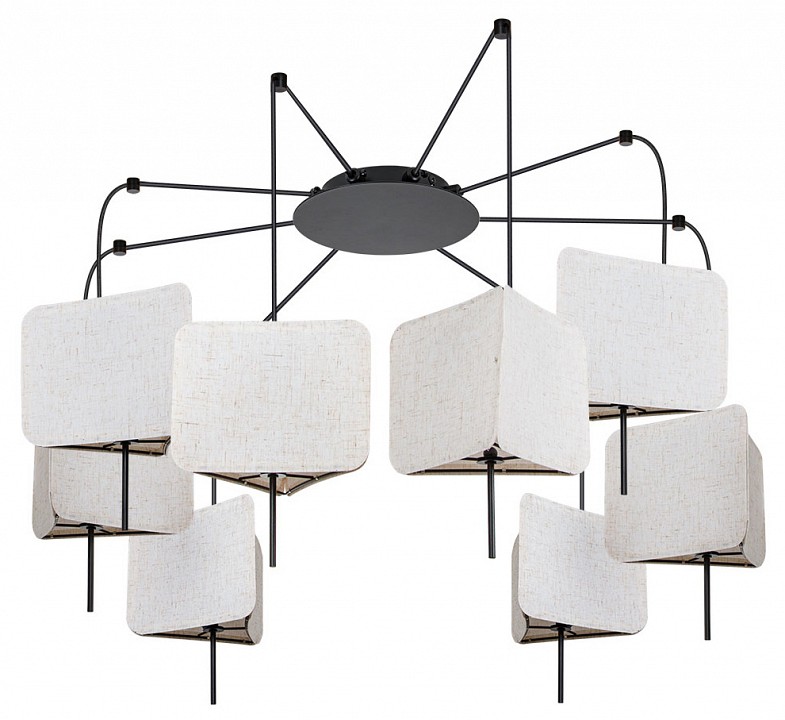 Подвесная люстра arte lamp trixie a7084sp-8bk