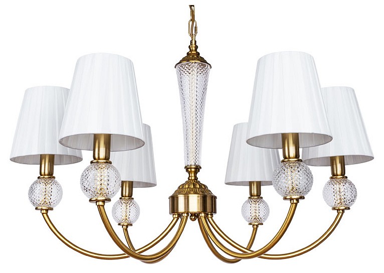 Подвесная люстра arte lamp gracie a7301lm-6pb