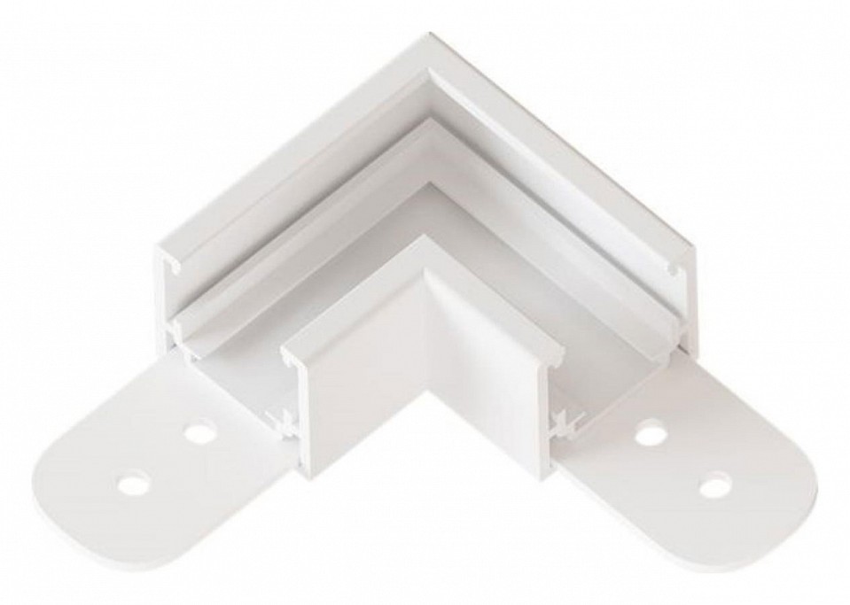 Соединитель угловой l-образный для треков накладных arte lamp optima a740633
