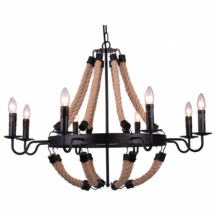 Подвесная люстра arte lamp marsiglia a8956lm-8bk