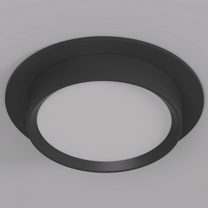 Встраиваемый светильник denkirs flat dk2090-bk