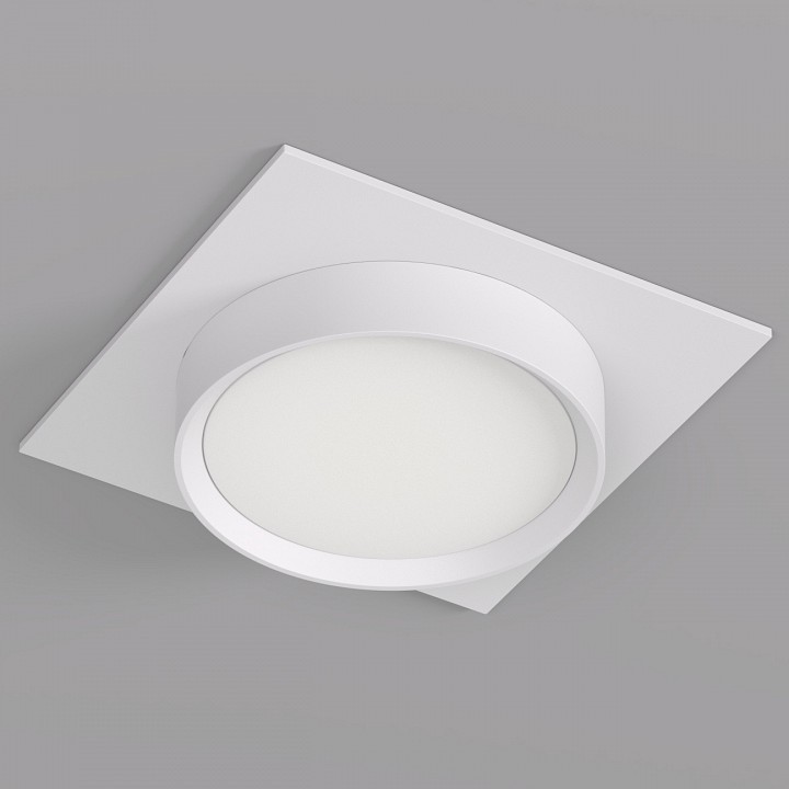 Встраиваемый светильник denkirs flat dk2091-wh