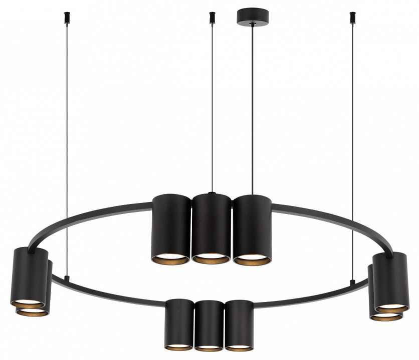 Подвесная люстра denkirs orbit dk4065-bk