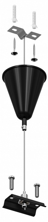 Подвес для трека denkirs dk track black tr1105-bk