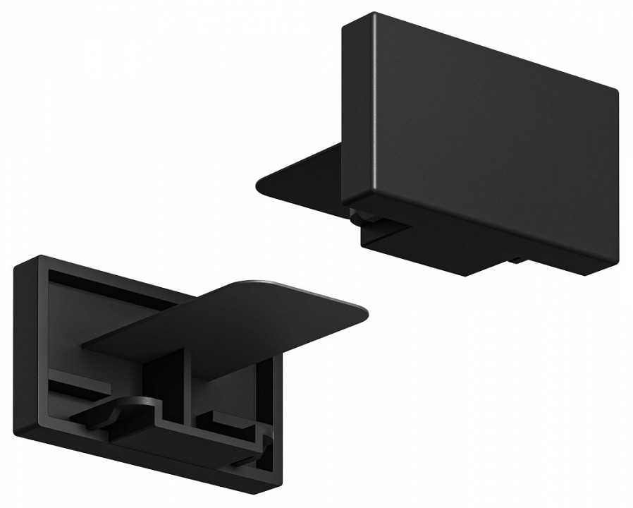 Заглушка для трека denkirs dk track black tr1107-bk