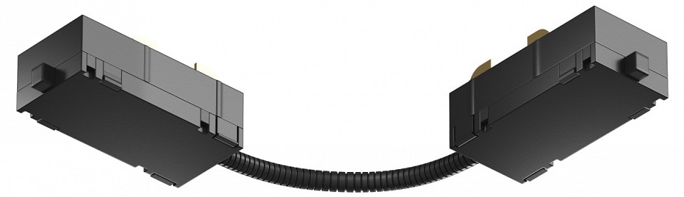 Соединитель линейный для треков denkirs smart tr2103-bk