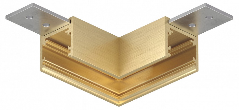 Соединитель угловой l-образный для треков denkirs shine base tr5731-sb