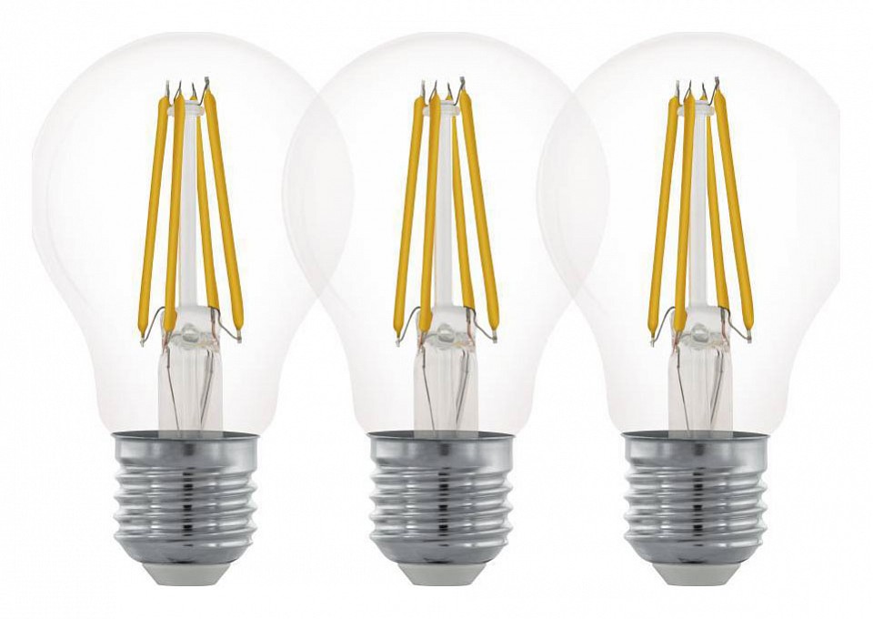 Набор ламп светодиодных eglo lm_led_e27 e27 6.5вт 2700k 12887